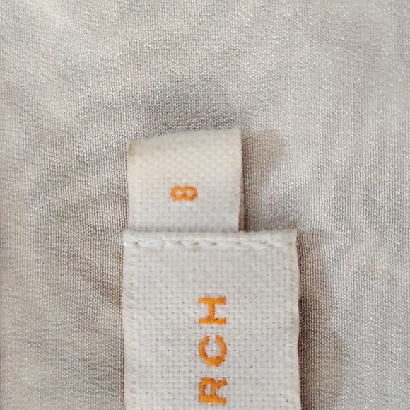 10577 FINAL PRICE Tory Burch red and burgundy floral L/S silk blouse 8 - Picture 10 of 12